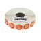 National Checking .75" Circle Trilingual Removable Orange Saturday Label, PK2000 R7506R - alternate 1